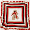 Handmade Crochet Teddy Bear Baby Blanket